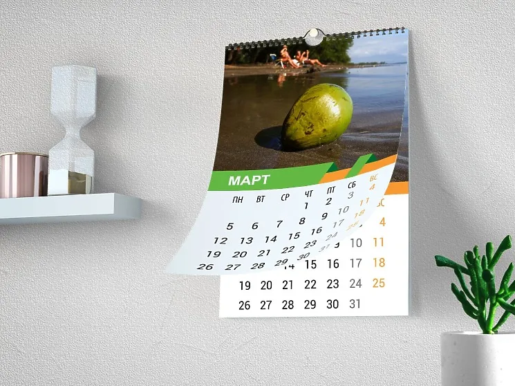 Фотокалендари настенные