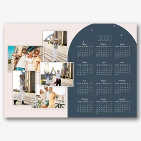 Шаблон настенного календаря "Лучшие воспоминания"