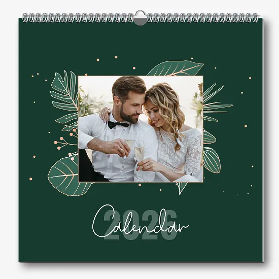 Шаблон календаря з весільними фото