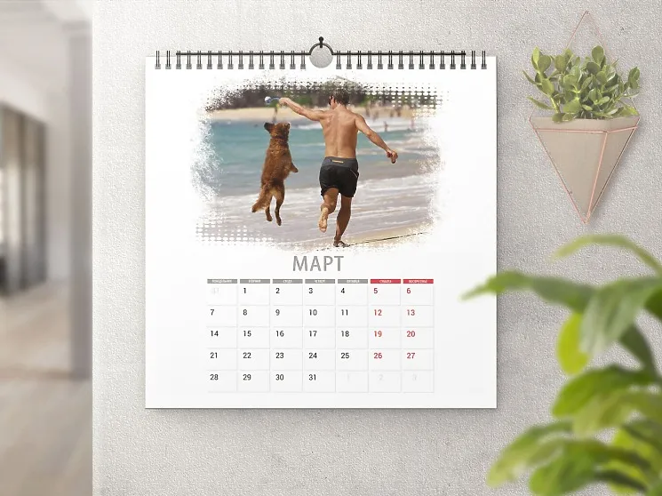 Фотокалендари настенные