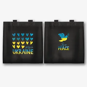 Шаблон екосумки з українським принтом