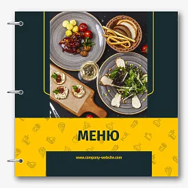 Шаблон ресторанного меню