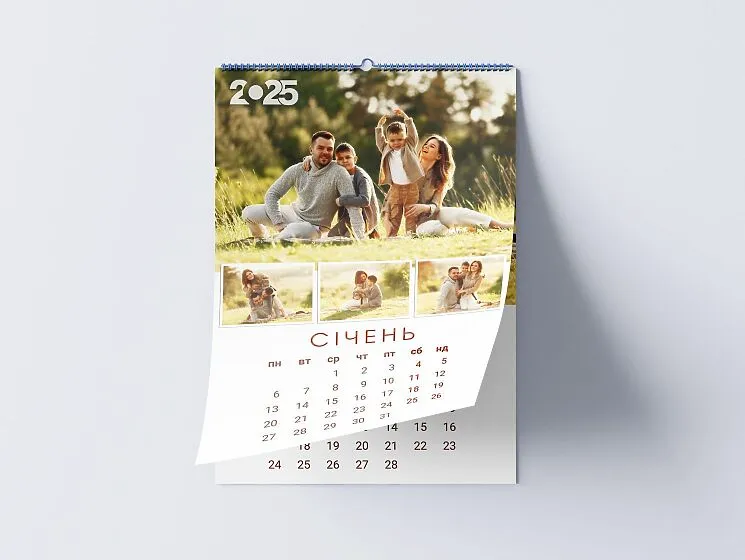 Фотокалендари настенные